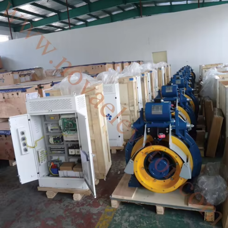 آسانسور VTSP208 از موتور گیرلس ماشین کششی 1000 کیلوگرمی استفاده می کند