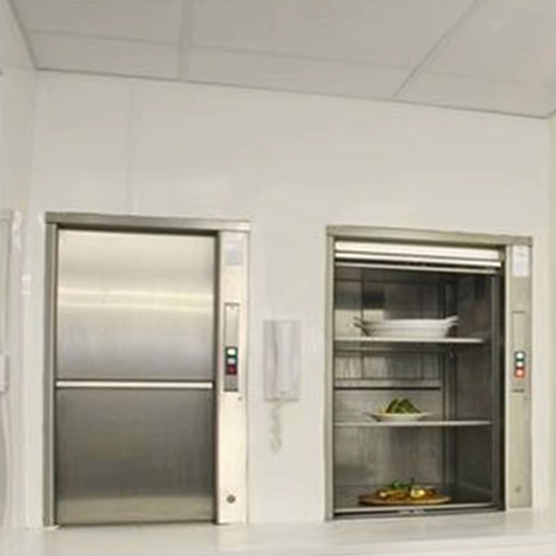 آسانسور دمدمی عمودی VTEF105 Ascensores Elevadores برای استفاده در رستوران و غذاخوری