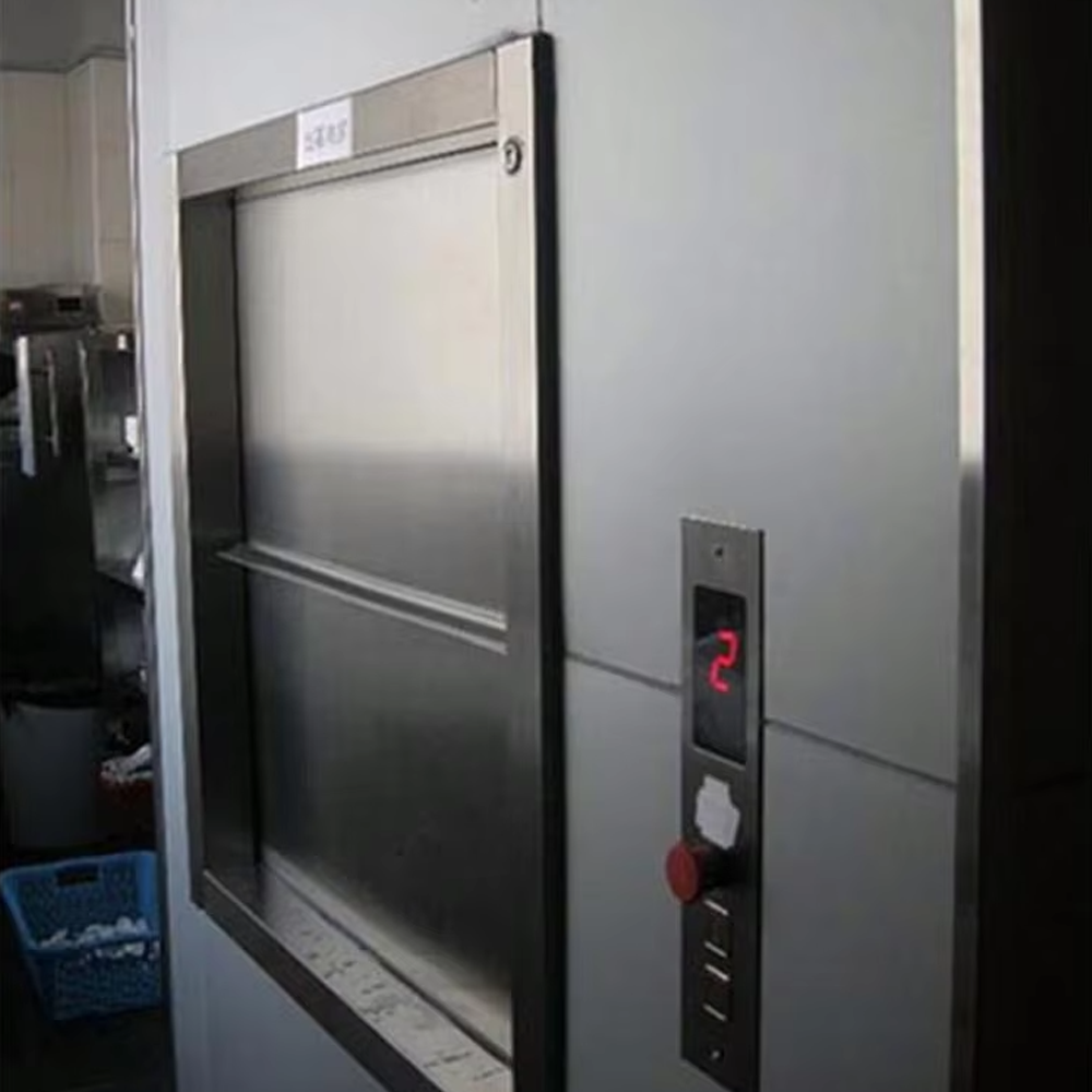 آسانسور دمدمی عمودی VTEF105 Ascensores Elevadores برای استفاده در رستوران و غذاخوری
