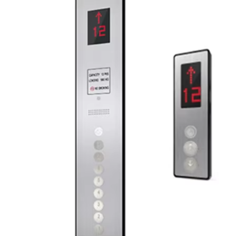 دکمه فشاری مربعی قطعات آسانسور VTSP332 با نور LED