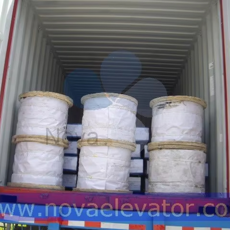 طناب سیمی فولادی آسانسور VTSP261 برای ساختمانهای بلند