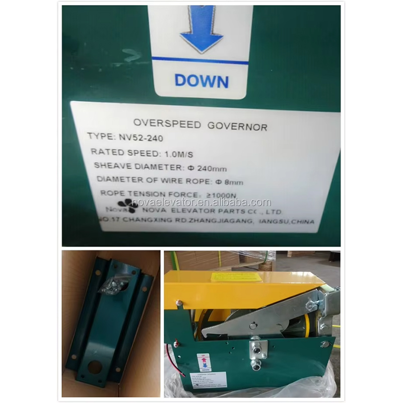 VTSP294 52-Xs15D Over Speed ​​Governer برای آسانسور مسافری