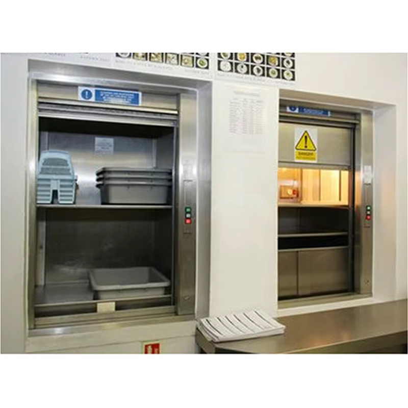 VTEF113 استیل با کیفیت بالا مدرن AC Drive رستوران آشپزخانه آسانسور پیشخدمت گنگ با کف PVC دارای گواهی ISO برای استفاده در هتل