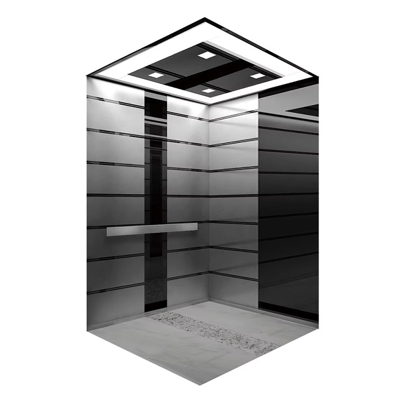 آسانسورهای مسافری پیشرفته VTEP118 Elevadores بدون دنده AC PVC ساخت و ساز فولاد ضد زنگ با گواهی ISO90001 ویژگی های هوشمند بهبود یافته