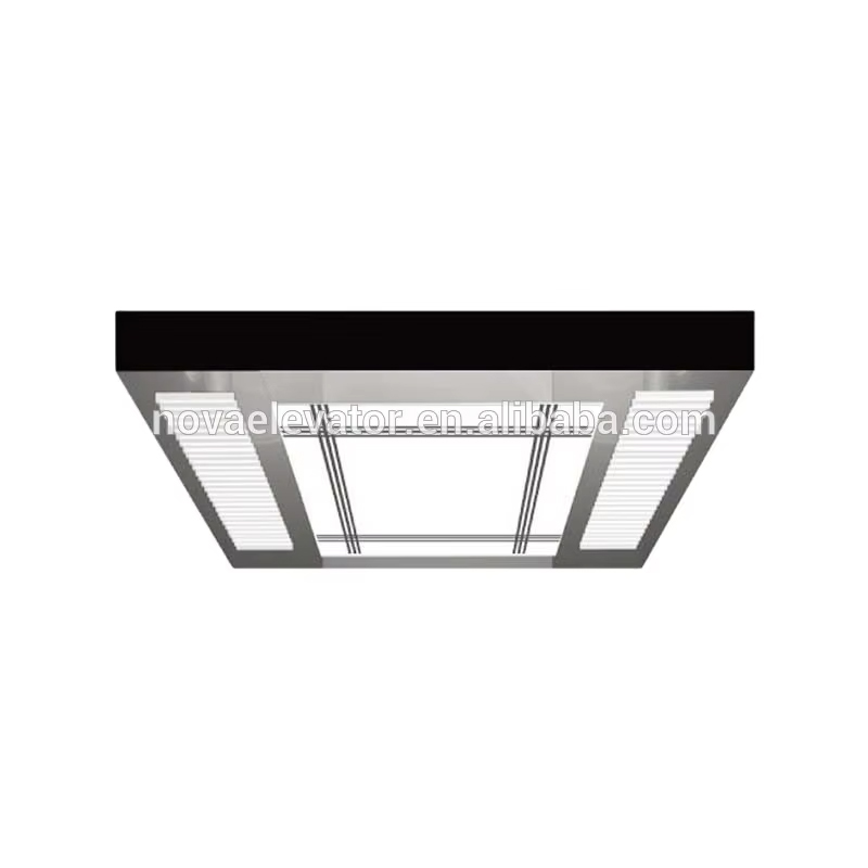 لوازم یدکی کابین آسانسور VTSP140 لوازم داخلی کابین آسانسور سقف استیل ضد زنگ طراحی سقف آسانسور مدرن