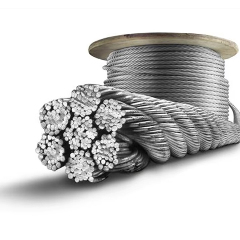 سیستم کشش آسانسور 12 میلی متری فولاد ضد زنگ VTSP265 سیم طناب فولادی آسانسور مسافری