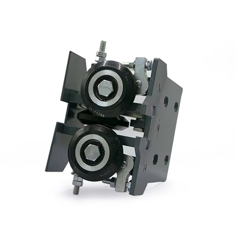 VTSP153 OEM Elevator Parts Lift آسانسور ضد وزن کفش راهنمای غلتکی-فولاد ضد زنگ_فلز طراحی معاصر برای ساختمان های اداری