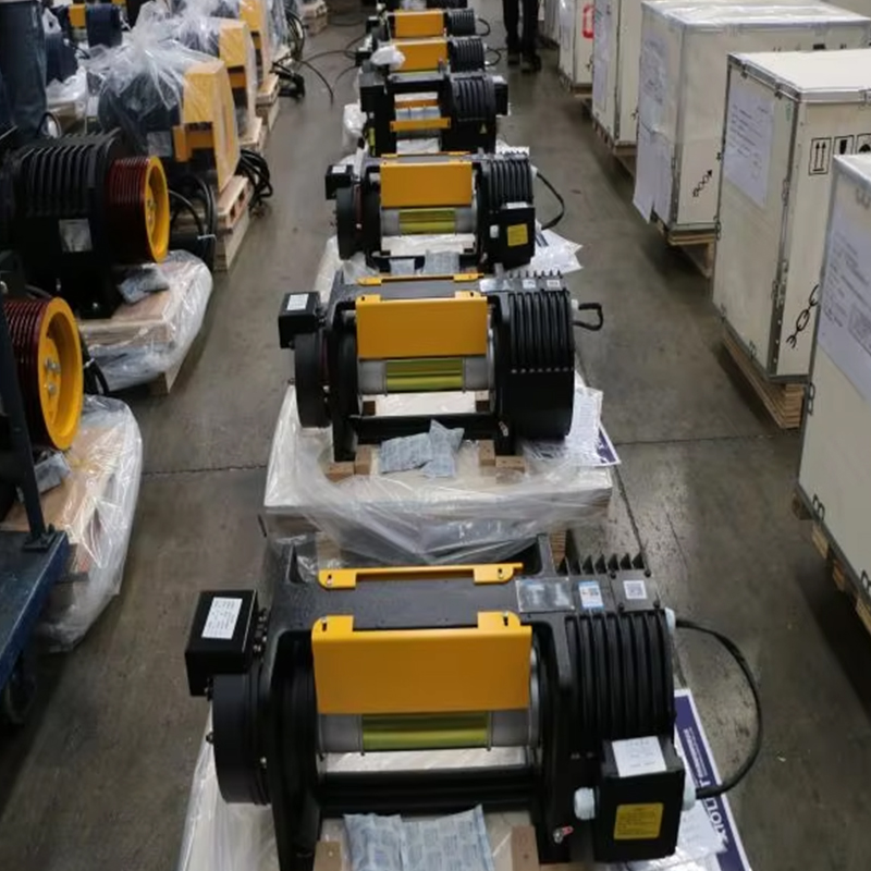 VTSP238 Montanari Gearless Traction Machine MCG100 Lift Motor 320-630KGS Motor Motor engine