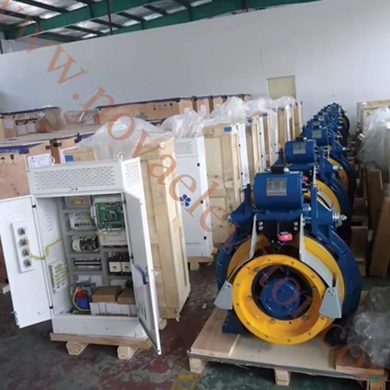 VTSP238 Montanari Gearless Traction Machine MCG100 Lift Motor 320-630KGS Motor Motor engine