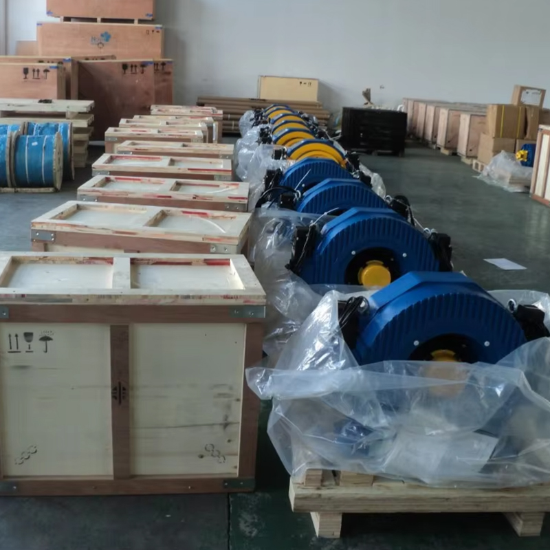 VTSP234 دستگاه کشش بدون دنده مونتاناری MCG350 موتور بالابر موتور موتور 2000-2500KGS