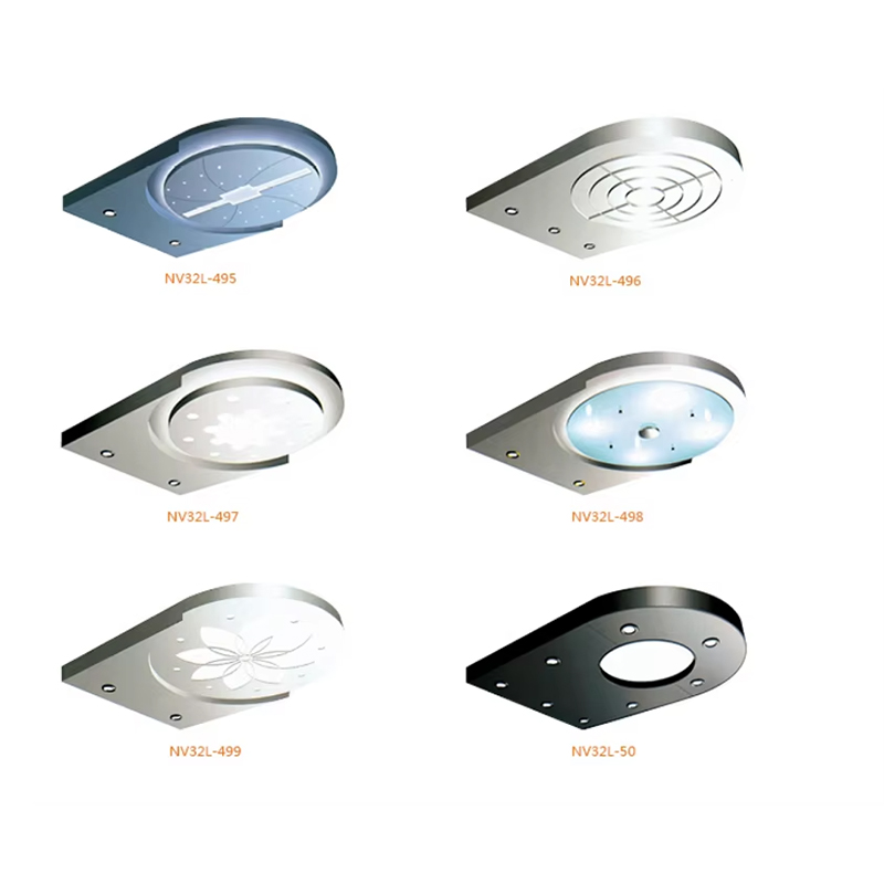 دکوراسیون کابین آسانسور VTSP139 پانل سقف کابین آسانسور LED مدرن طراحی سقف بالابر استیل