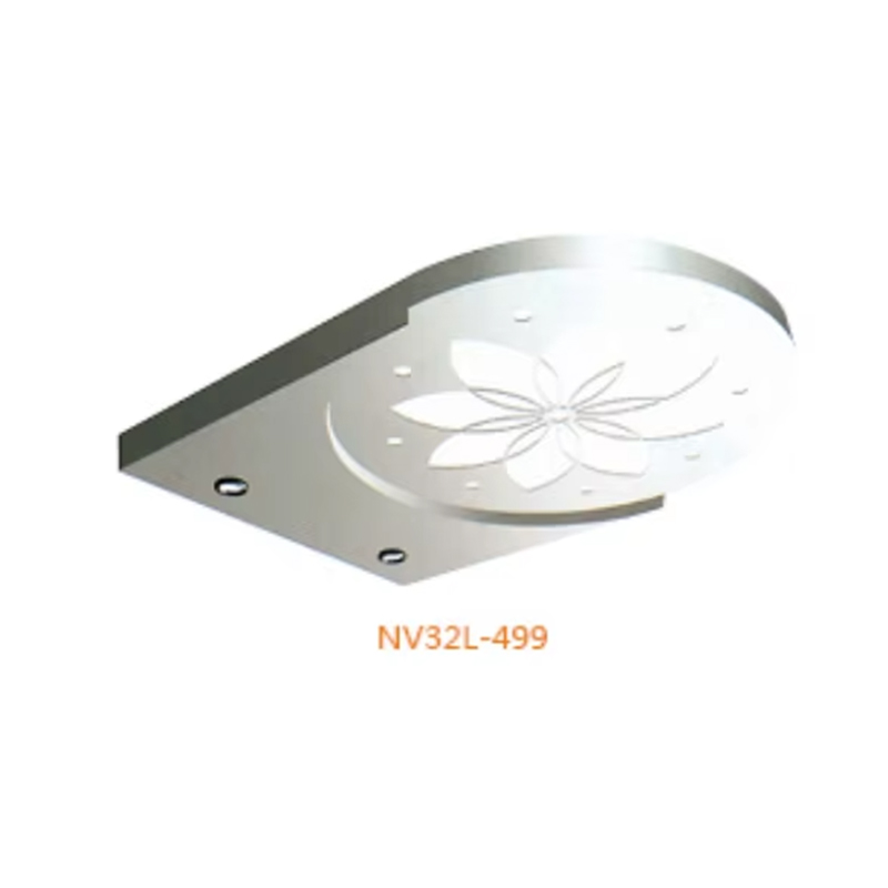 قطعات نوسازی آسانسور VTSP138 سقف آسانسور سفارشی چراغ روشنایی آینه سقف بالابر فولادی ضد زنگ