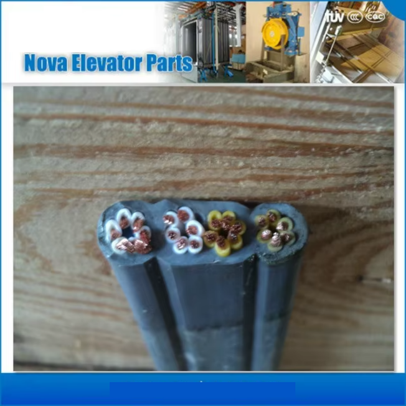 کابل کنترل آسانسور VTSP365 با کابل های مسافرتی آسانسور PVC و لاستیکی TVVBG