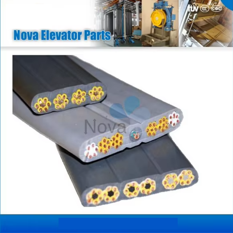 کابل کنترل آسانسور VTSP365 با کابل های مسافرتی آسانسور PVC و لاستیکی TVVBG