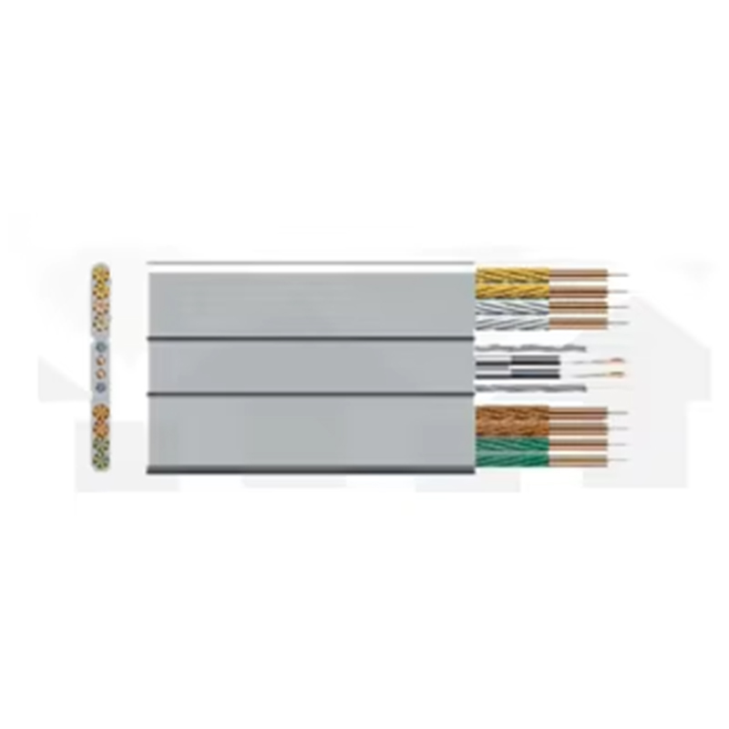 کابل مسافرتی آسانسور غلاف پی وی سی عایق پی وی سی رسانای مسی مسطح انعطاف پذیر VTSP368